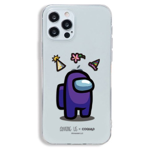 【Among Us】iPhoneSE2ケース（パープル）
