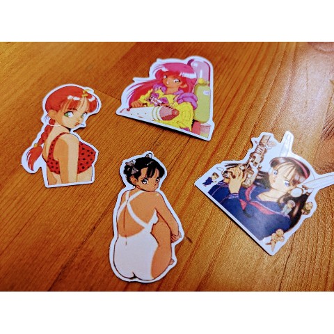 【遊人×VV】ステッカー　Fighting GAL