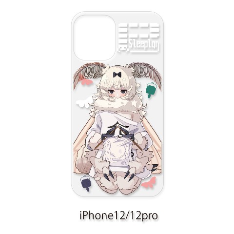 【熊野プラン】カイコちゃんiPhone12/12proケース　クリア
