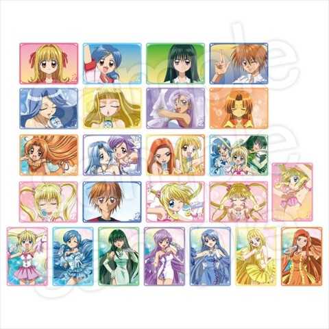 【ぴちぴちピッチ】ミニクリアカードコレクション（単品／1パック2枚入り、全24種ランダム）