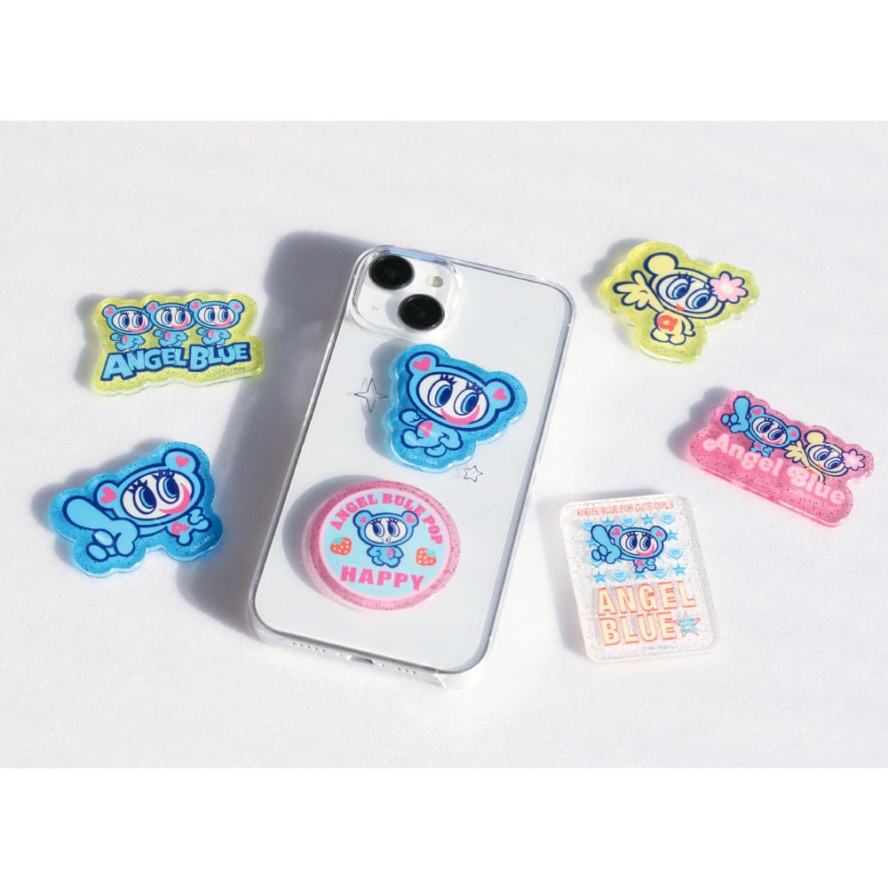 【エンジェルブルー】シークレットアクリルステッカー≪単品≫（全10種ランダム）