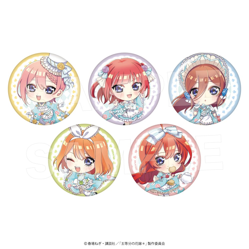 TVスペシャルアニメ『五等分の花嫁＊』(和んだぁらんどみに)キャラバッジコレクション（BOX）