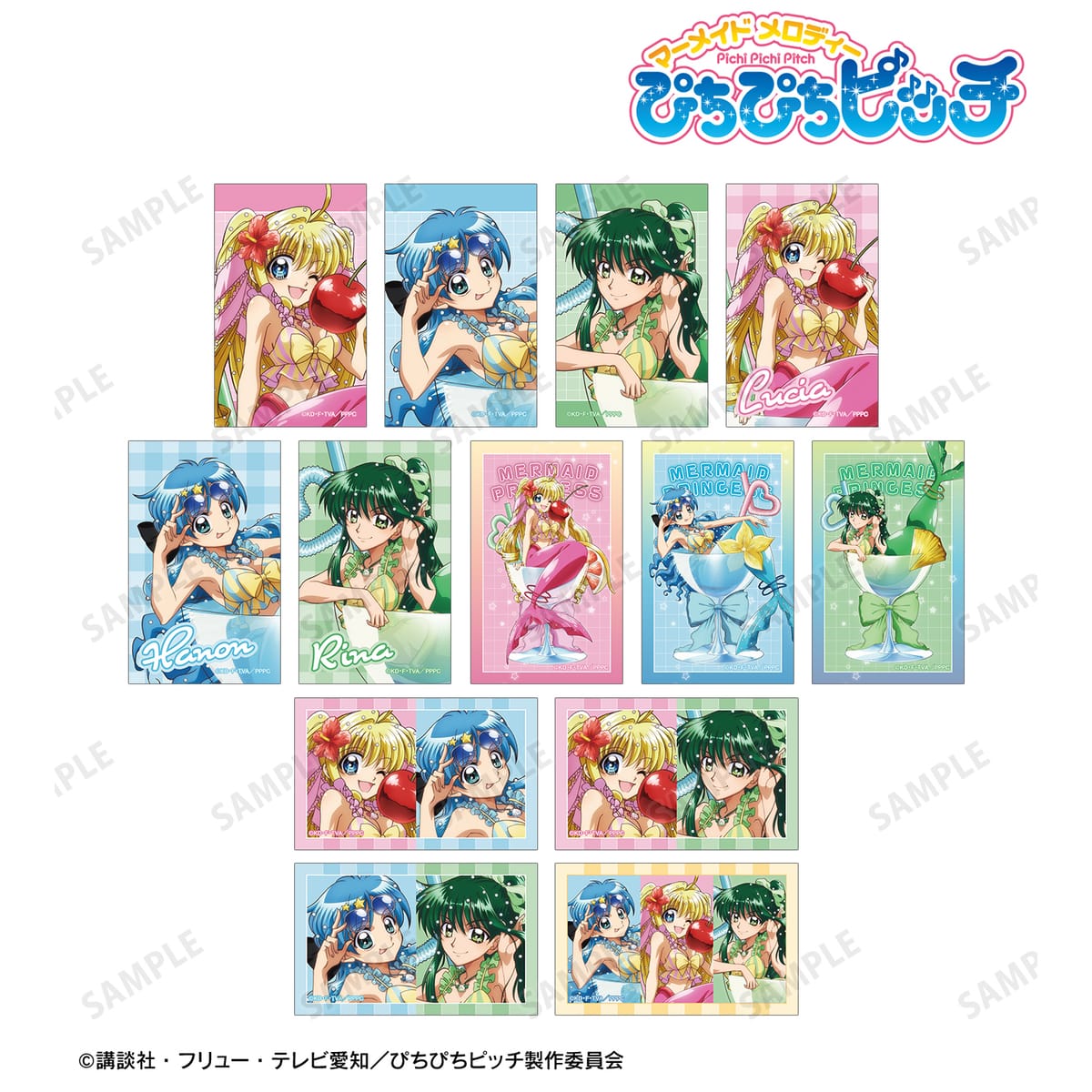 【ぴちぴちピッチ】描き下ろし カクテルグラスver. トレーディングイラストカード(単位/単品)(全13種)