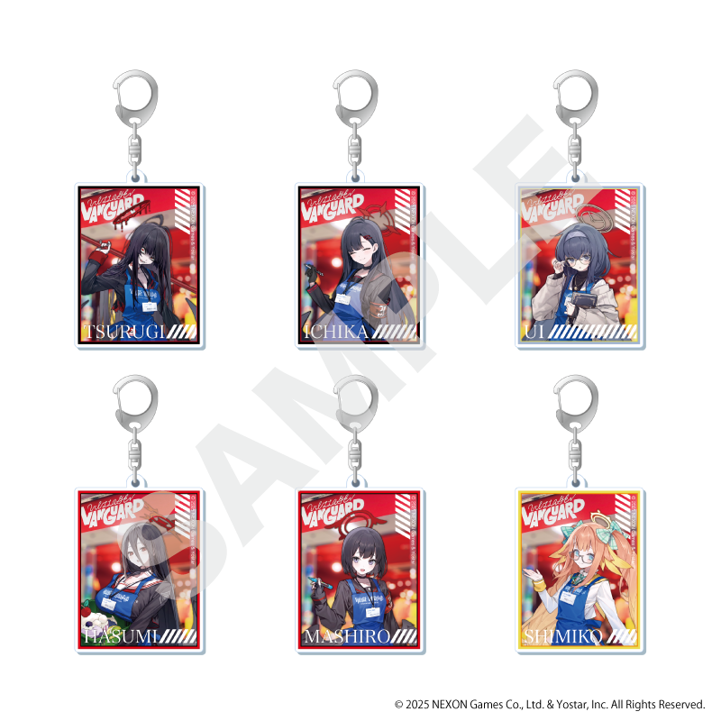 【ブルーアーカイブ】トレーディングアクリルキーホルダー6種（単品）