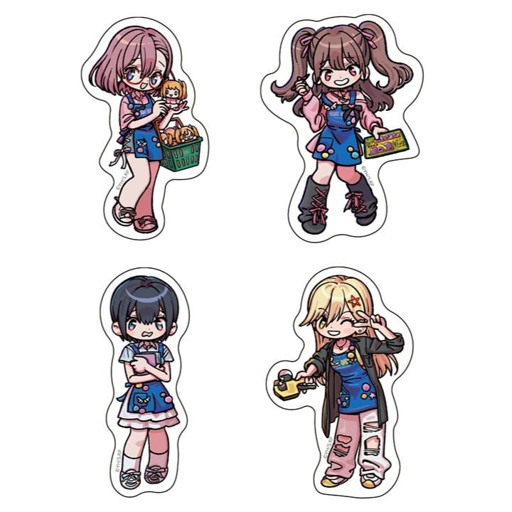 【2.5次元の誘惑】 ステッカー SDイラスト ≪セット≫（全4種）