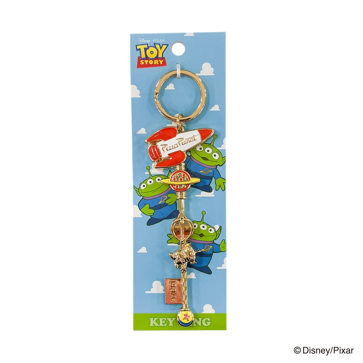 【ディズニー】KEY RING TOY STORY ピザ・プラネット