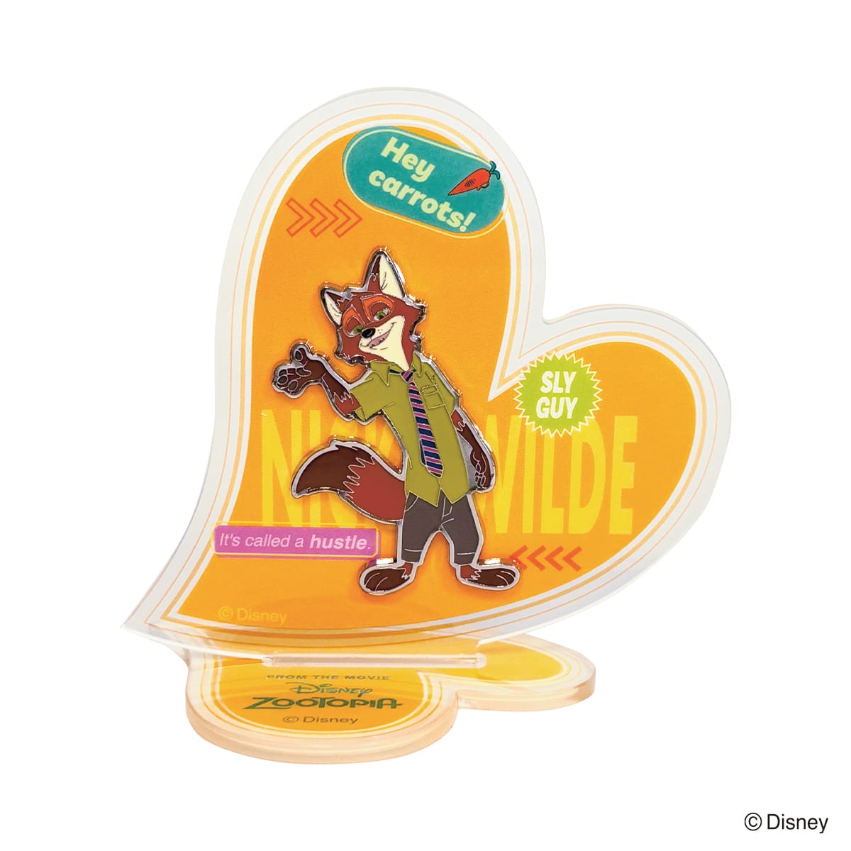 【ディズニー】飾れるピンズ ズートピア ニック Ｃ