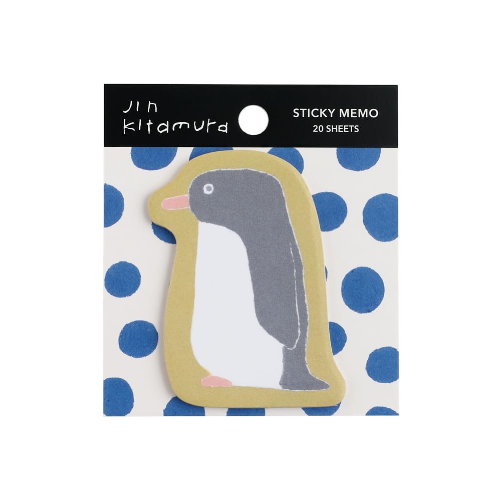 【北村人】ふせん（ペンギン）